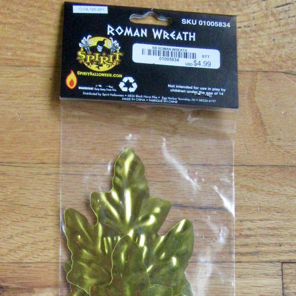 Brand New Gold ROMAN WREATH